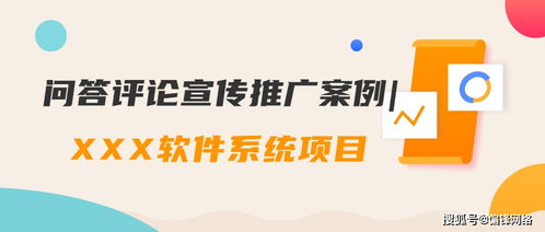 问答评论宣传推广案例 XXX软件系统项目