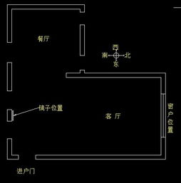 镜子对着客厅窗户的风水问题 