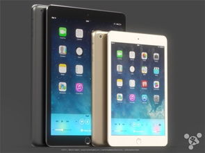 金色iPad mini 2渲染 配备Touch ID指纹识别 组图