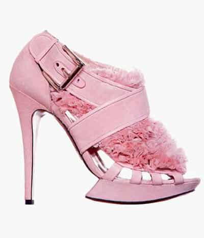 2013春季高跟鞋流行趋势 粉色高跟鞋甜美一季