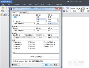 wps word 字体怎么设置的