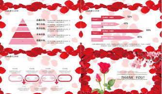 玫瑰花三八妇女节PPT模版模板下载 20.26MB 节假日PPT大全 节日庆典PPT 