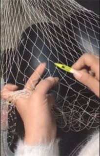 渔网破了,如何修补 