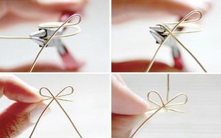 创意戒指 教你用铁丝DIY漂亮的蝴蝶结戒指 