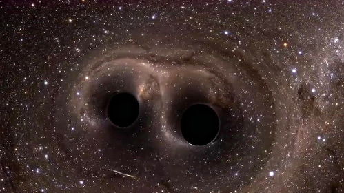 宇宙最强黑洞相撞什么样 形状与卵子相似 地球接收的声音太恐怖 