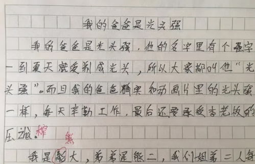 我的爸爸优秀作文200字左右