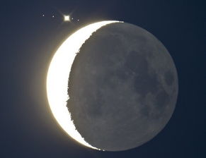 苍穹上演 木星合月 天象 