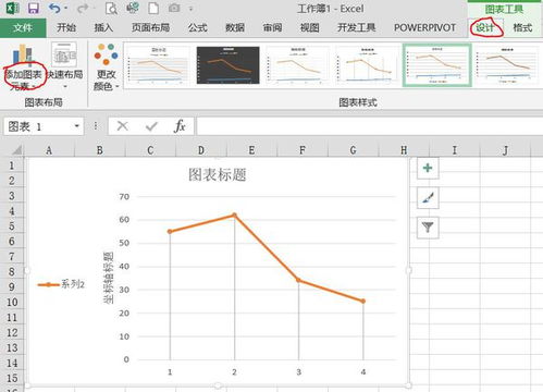 在excel中绘制的曲线图如何找坐标 