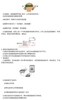 中考物理资料 电磁学梳理知识点及例题精讲 