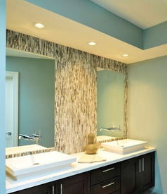 卫浴间装饰 16个惊艳瓷砖家装案例 