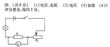 在 探究电流与电阻的关系 的实验中.老师提供的实验器材如图11所示 各个电源两端的电压保持不变.各个定值电阻受温度的影响可以忽略 .请选用合适的器材.完成实验探究 