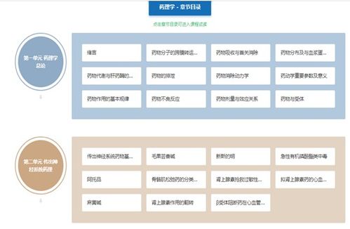 在线教育教学案例 药理学