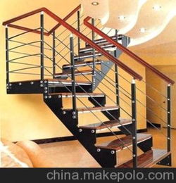 厂家直销钢木楼梯L型旋转楼梯,质量保证 来图来样订做也可 楼梯 