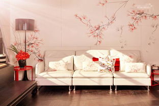 沙发颜色白色客厅