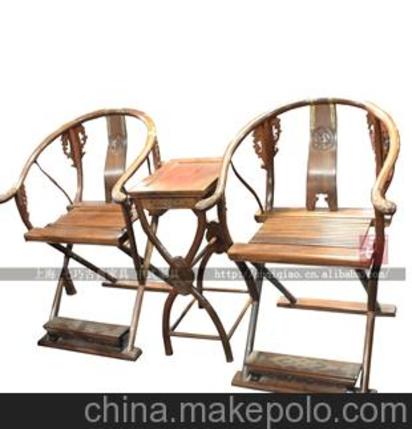 交椅 榆木 圈椅 书桌椅 中式家具 单人椅 实木家具 做旧家具 