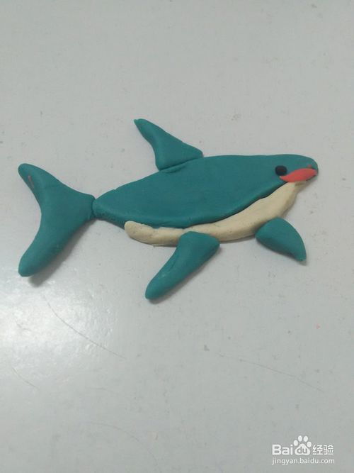 橡皮泥手工制作鲨鱼教程 