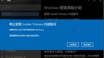 如何停止win10预览版本