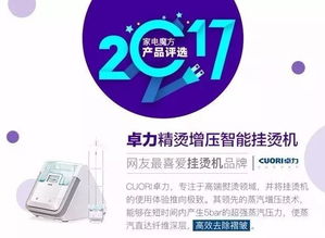 卓力荣获2017年度网友最喜爱挂烫机品牌