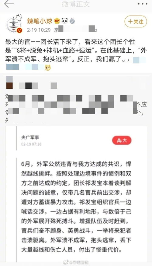 大快人心 微博某大V侮辱中印冲突牺牲烈士被刑事拘留