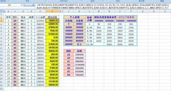 求excel分段计算公式，单位补充医疗是按报销金额，分段计算的。