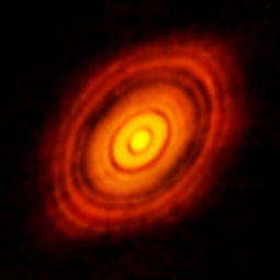欧洲天文台发布太阳系与金牛座及其原行星盘图片 高清组图 